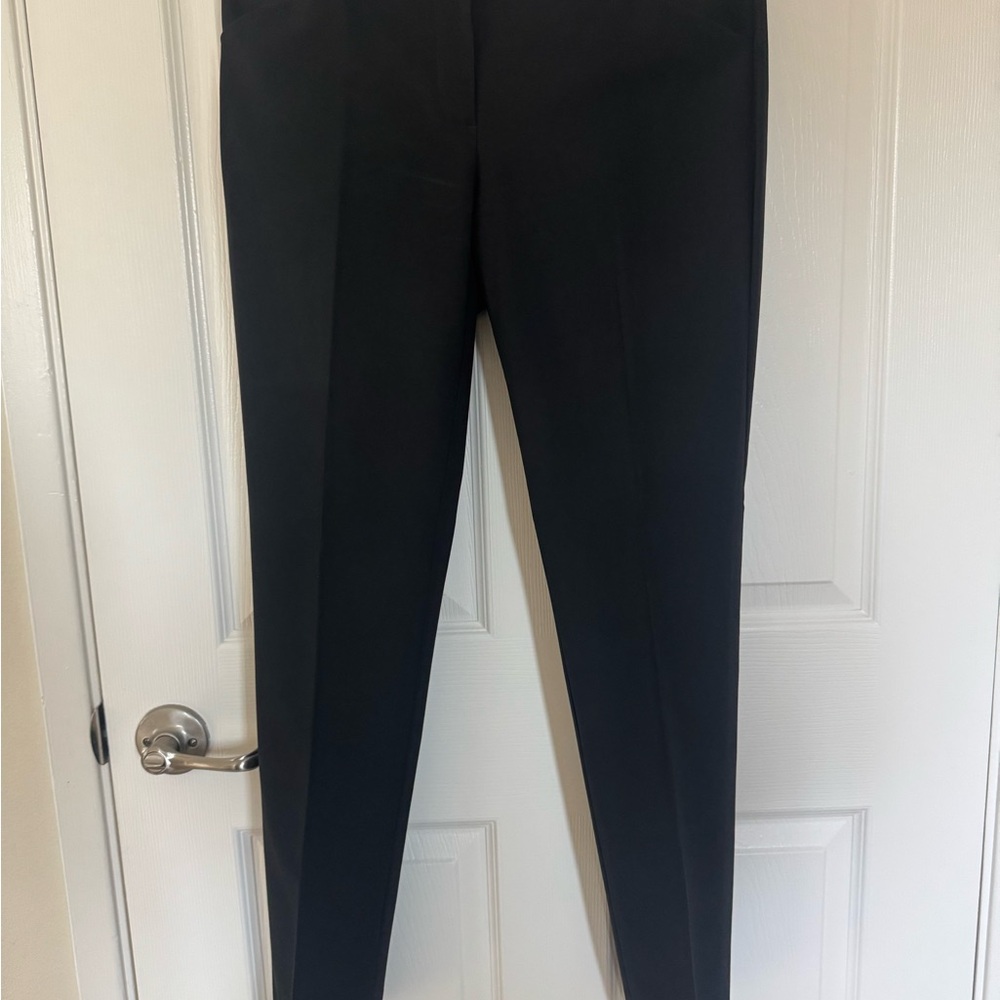 Theory  Classic Black Straight Leg Pants